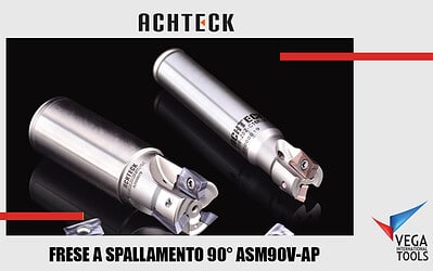 Arrivano le frese a spallamento 90° ACHTECK