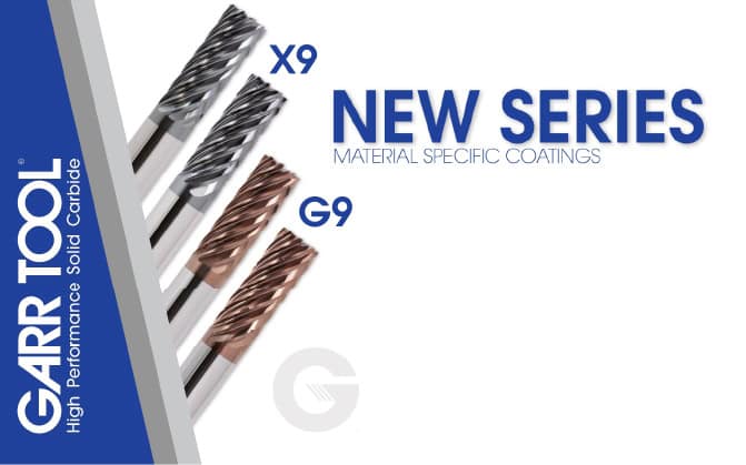 GARR TOOL presenta le nuove serie X9 & G9: la nuova frontiera della fresatura ad alta efficienza